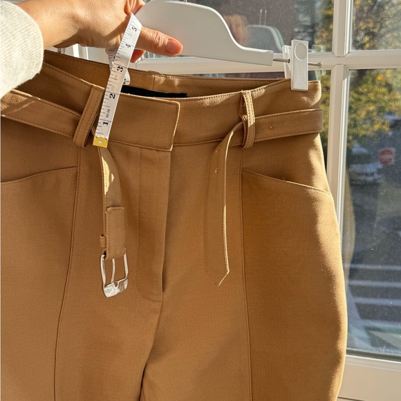Proenza Schouler Camel-Colored High-Waisted Boot Cut Pants - US Size 8 - Picture 5 of 9